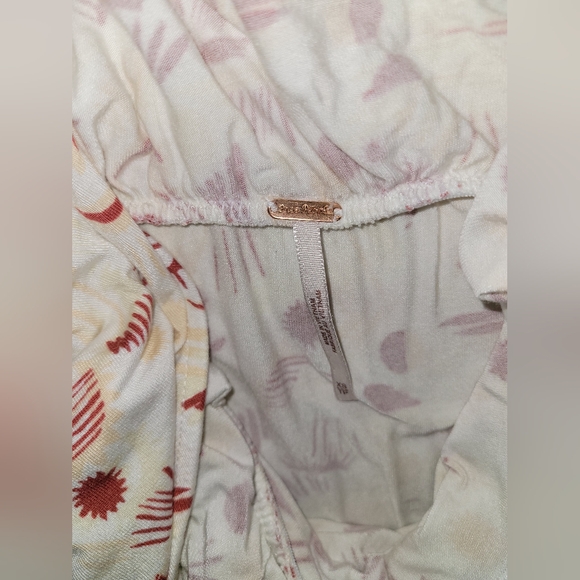 Free People Daria Ivory Floral Print Halter Maxi Dress Size XS - Picture 12 of 14